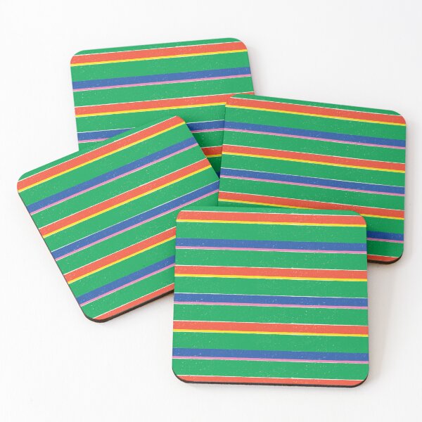 Item preview, Retro Riso Horizontal Stripe Pattern designed and sold by Zaya_art.