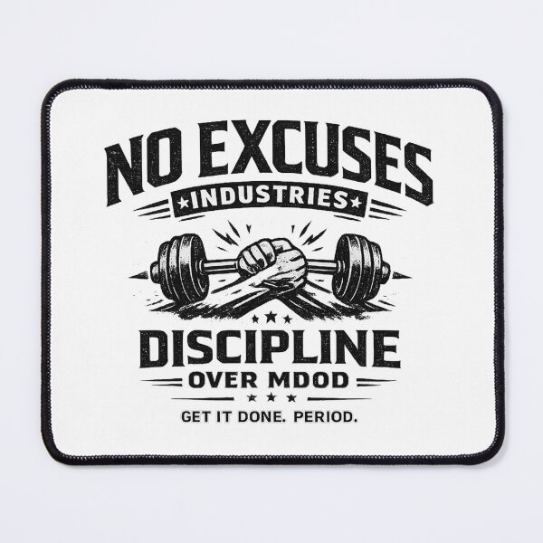 Item preview, Discipline Over Mood No Excuses designed and sold by the-dovlat.