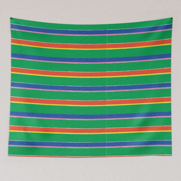 Item preview, Retro Riso Horizontal Stripe Pattern designed and sold by Zaya_art.