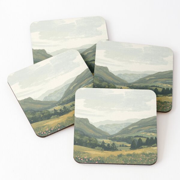 Item preview, Peaceful Valley Meadow Landscape designed and sold by TinyWarmThing.