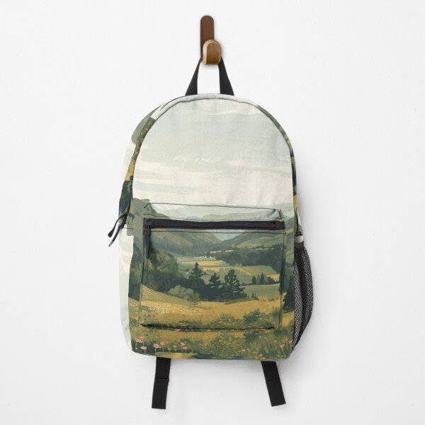 Item preview, Peaceful Valley Meadow Landscape designed and sold by TinyWarmThing.