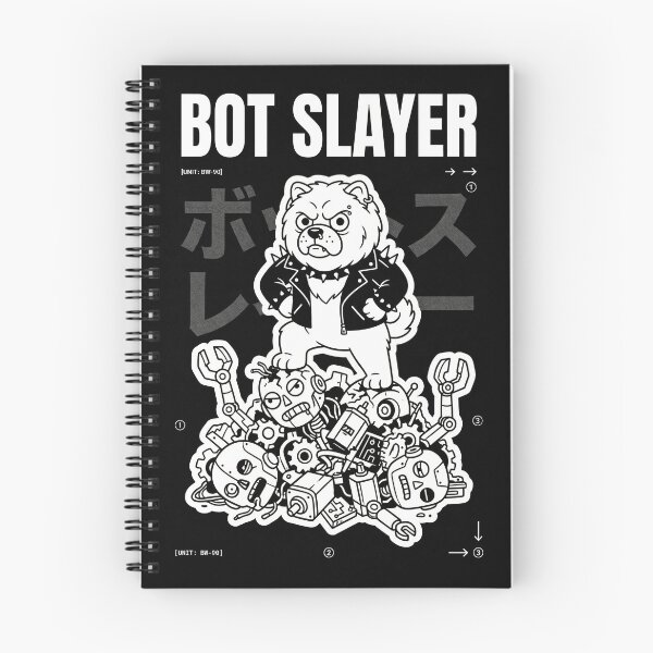 Item preview, Bot Slayer Punk Dog on Robot Pile designed and sold by Flying Doggo.