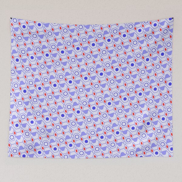 Item preview, Minimal Hex Weave - Geometric Abstract Pattern - Retirement Gifts For Women designed and sold by RoyalStarsPatts.