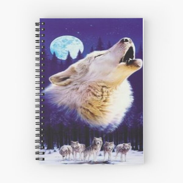 Item preview, Mystical wolves in the moonlight – Spirit of the Night Forest Art designed and sold by FotoworldEdel.