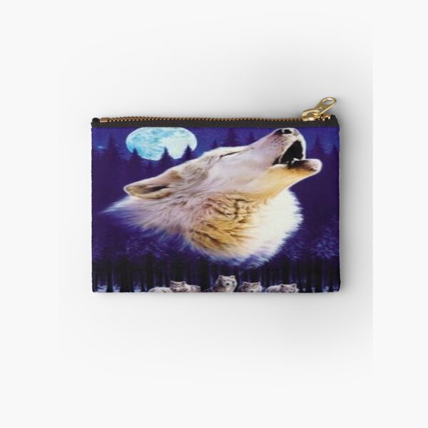 Item preview, Mystical wolves in the moonlight – Spirit of the Night Forest Art designed and sold by FotoworldEdel.