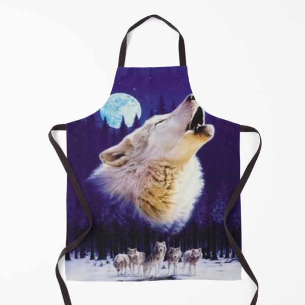 Item preview, Mystical wolves in the moonlight – Spirit of the Night Forest Art designed and sold by FotoworldEdel.