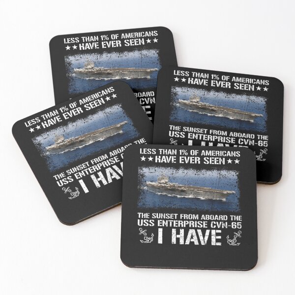 Item preview, USS Enterprise CVN-65 Sunset Veteran Navy Aircraft Carrier Less Than 1% Of Americans Have Ever Seen  designed and sold by RajiGodwin.