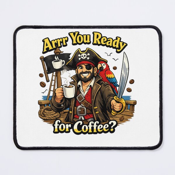 Item preview, Arrr You Ready for Coffee? Pirate Coffee Mug designed and sold by JVDesignsShop.