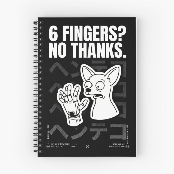 Item preview, Six Fingers No Thanks Chihuahua Art designed and sold by Flying Doggo.