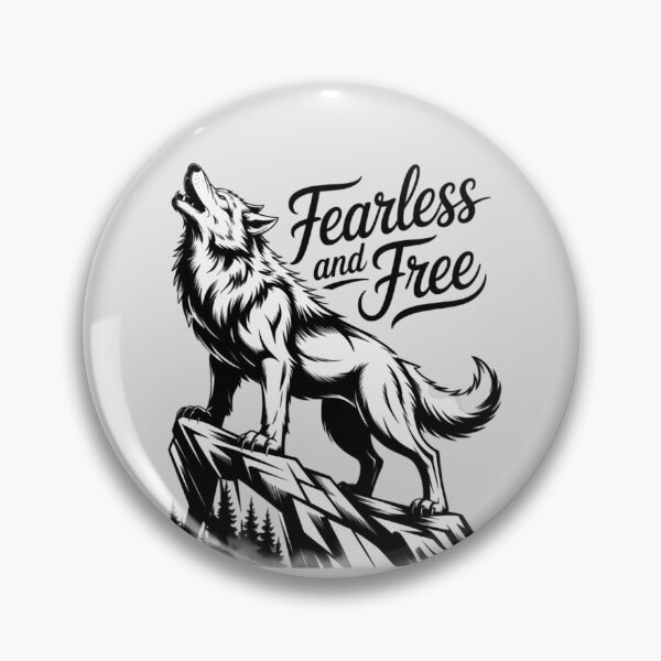 Item preview, Fearless and Free - Wolf designed and sold by 123ks.