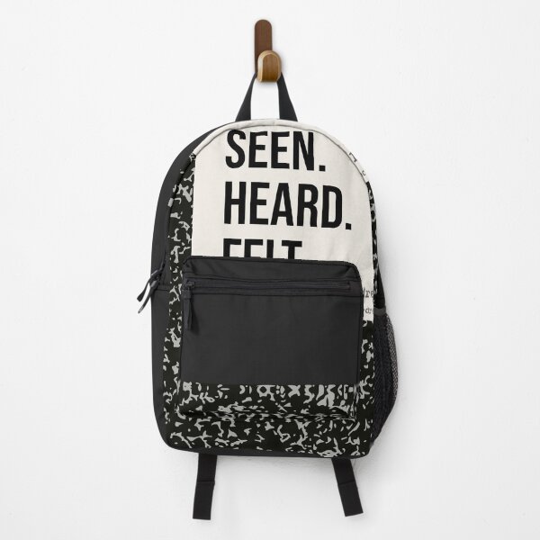 Item preview, Seen. Heard. Felt. — Composition Notebook Teacher T-Shirt | EdRebel™ Tardy Bell Collection designed and sold by EdRebel.