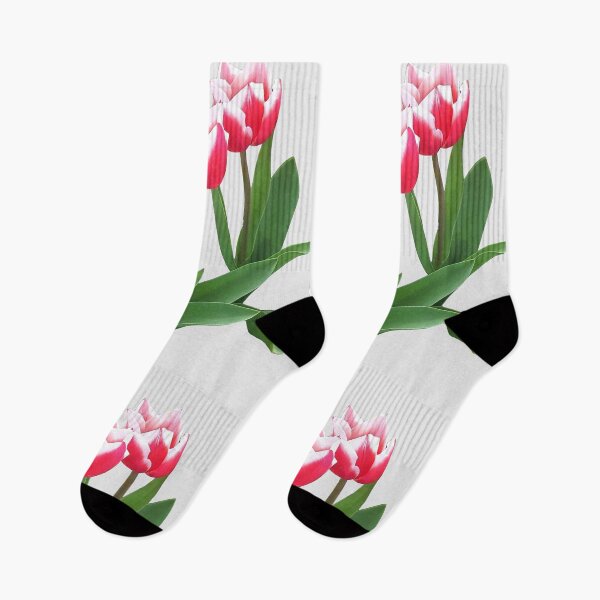 Item preview, Hot Vibrant Red White Kelly Triumph Tulips Shapes Mania designed and sold by Shapes-Mania.
