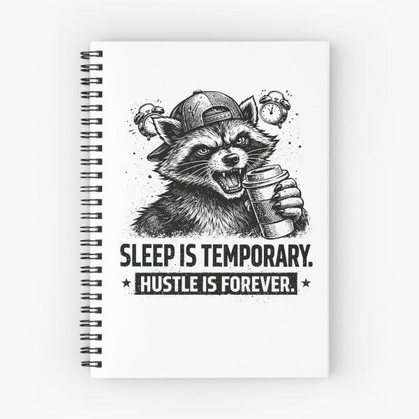 Item preview, Sleep Is Temporary Hustle Forever designed and sold by the-dovlat.