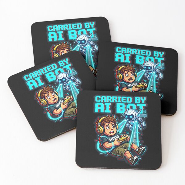 Item preview, Carried By AI Bot Funny Noob Gamer  designed and sold by Oommen Studio .