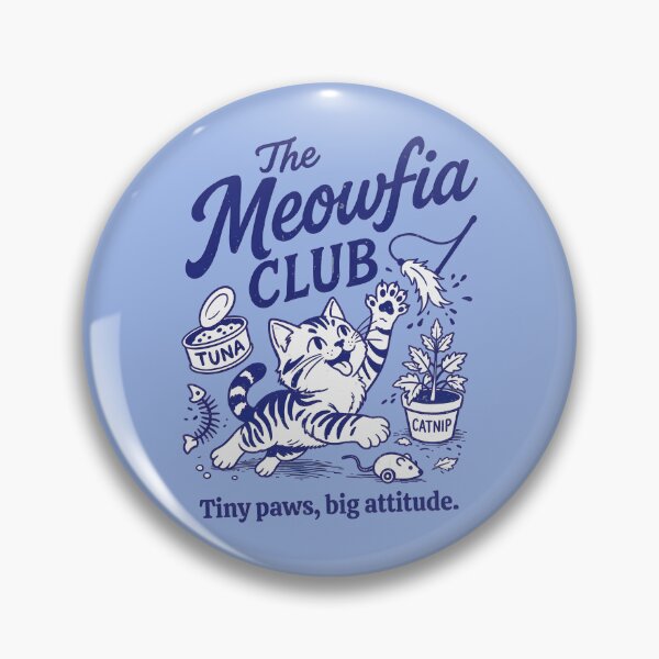Item preview, Cat Owner Club Cute Tiny Paws Funny Meowfia  designed and sold by HowToCanadian.