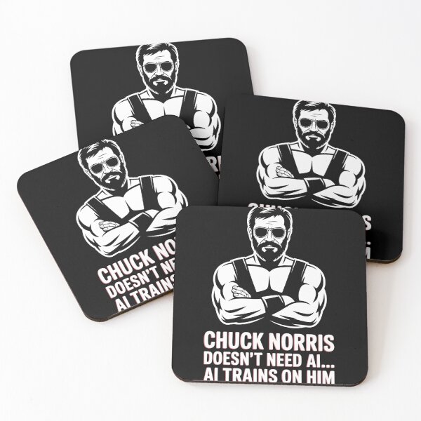 Item preview, Chuck Norris AI Meme designed and sold by Orbit Ink.