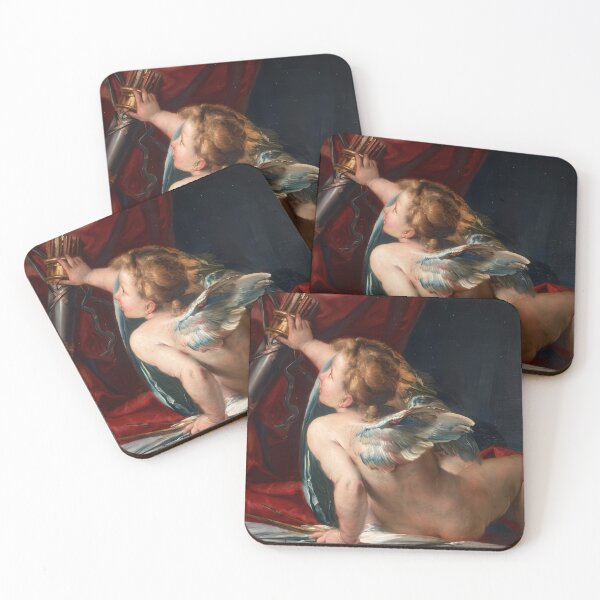 Item preview, Cupid Procaccini Baroque Putto Angel Classical Painting Art designed and sold by TheSoulOfArt.