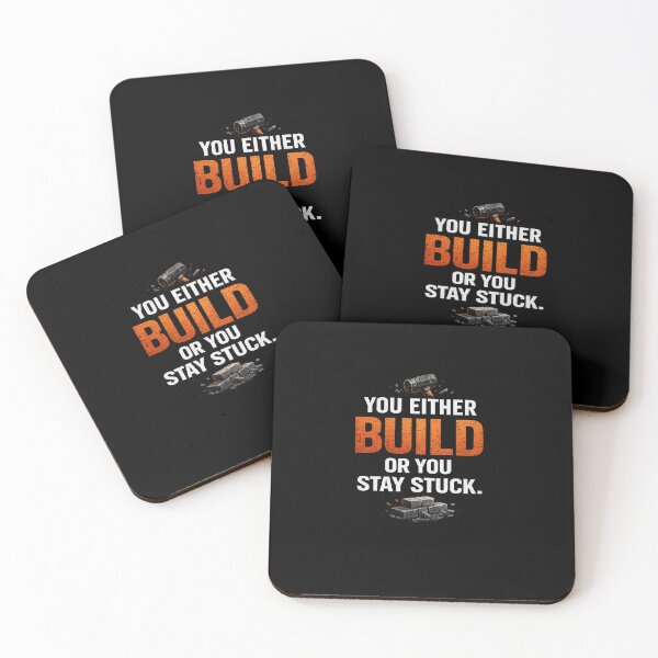Item preview, Build Or Stay Stuck Motivation designed and sold by the-dovlat.