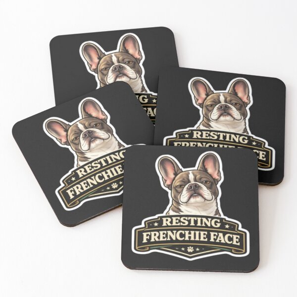 Item preview, Frenchie Humor Collection – Resting Frenchie Face Funny French Bulldog Meme Design designed and sold by Frenchie Fever.