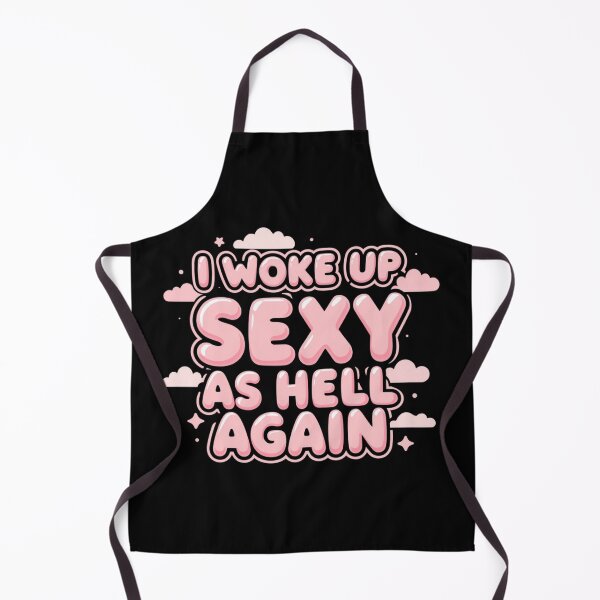 Item preview, I Woke Up Sexy As Hell Again Cute Bubble Typography designed and sold by PROPera-design.