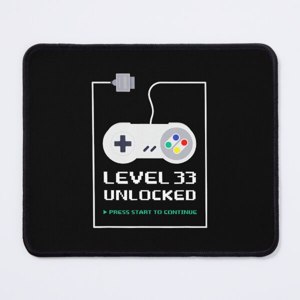 Item preview, Level 33 Unlocked Gamer 33rd Birthday  designed and sold by FGTV2021.