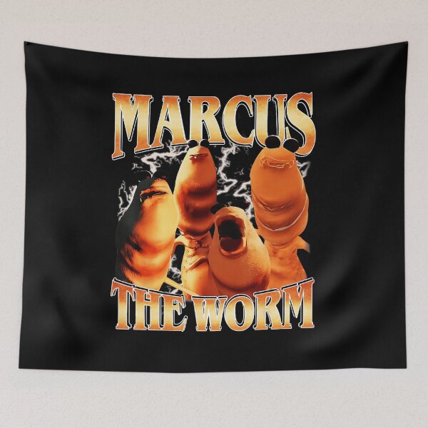 Item preview, Marcus the Worm Funny Meme Chaotic Character  designed and sold by tadmercado.