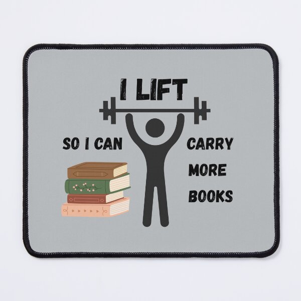 Item preview, I Lift So I Can Carry More Books designed and sold by AnulaArt.