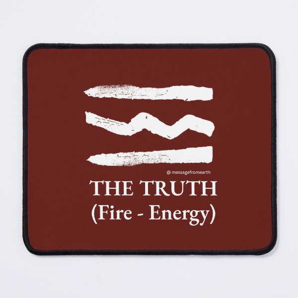 Item preview, Truth - Neolithic Cipher - Fire and Energy - Minimalist T-Shirt - #2 designed and sold by Message from Earth.