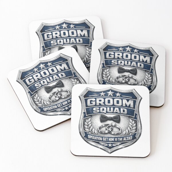 Item preview, Stag Party Shirt Police Badge: Groom Squad Design designed and sold by Pineapple-Tree.