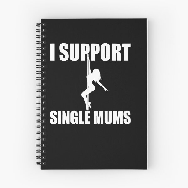 Item preview, I Support Single Mums Funny Pole Dancer designed and sold by TshirtsOnline-.