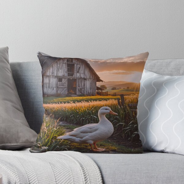 Item preview, Duck on the Farm at Golden Hour designed and sold by BeautifulVirtues.