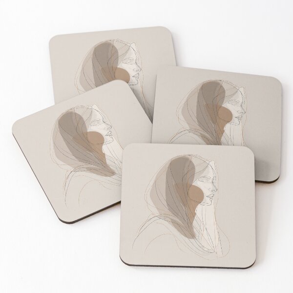 Item preview, Elegant Village Beauty - Neutral Boho Minimalist Art designed and sold by OpenDreamArts.