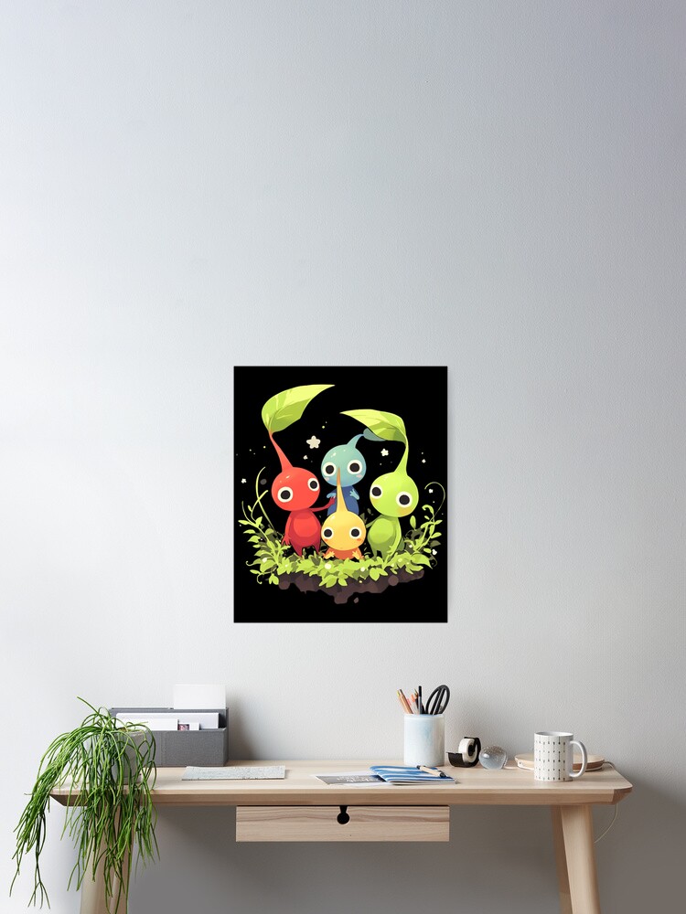 Thumbnail 2 of 3, Poster, pikmin designed and sold by Rmadgalinastefa.