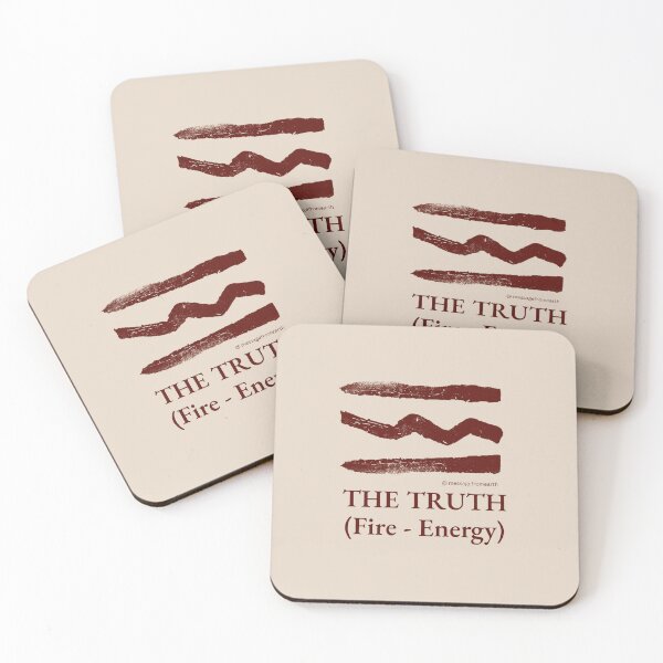 Item preview, Truth - Neolithic Cipher - Fire and Energy - Minimalist T-Shirt - #3 designed and sold by Message from Earth.