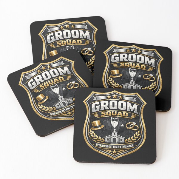 Item preview, Stag Party Shirt Police Badge: Groom Squad Design designed and sold by Pineapple-Tree.