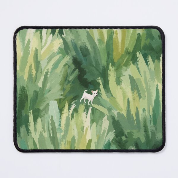 Item preview, Dog in Greenbrush designed and sold by TinyWarmThing.