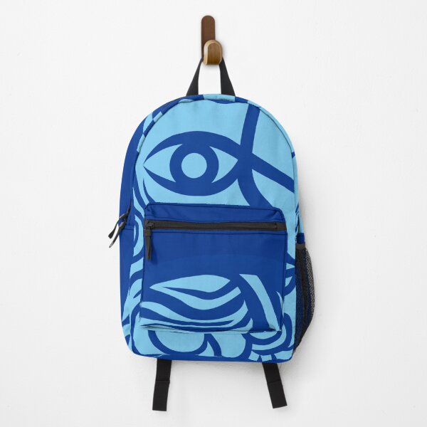 Item preview, Abstract Woman Line Art – Kiss of the Ocean Black Blue 8 designed and sold by Angela Abstract Art .