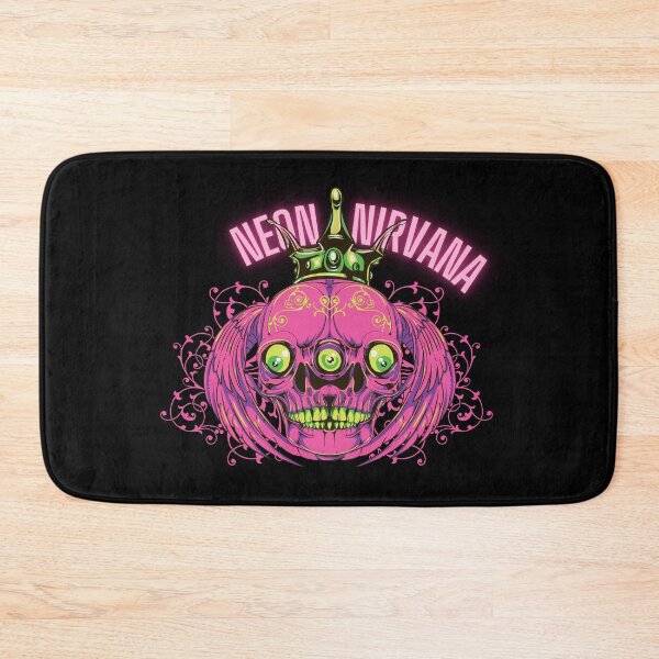 Item preview, Neon Nirvana - Trippy Three-Eyed Skull Psychedelic Streetwear designed and sold by snapifyprints.