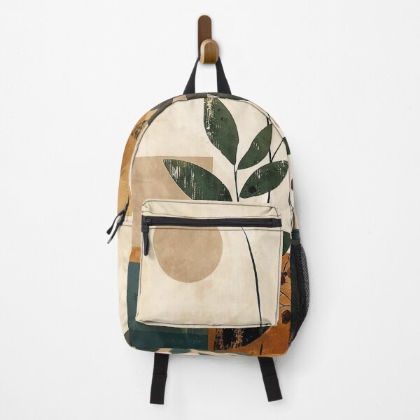 Item preview, Botanical forms – Modern leaves with geometric design designed and sold by CosmicGlyph.