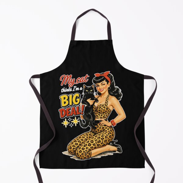 Item preview, Rockabella & Cat: My cat thinks I'm a big deal designed and sold by Pineapple-Tree.