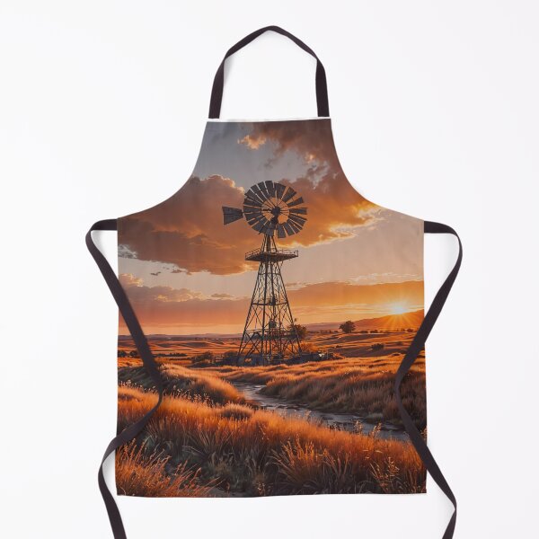 Item preview, Windmill Country Landscape designed and sold by BeautifulVirtues.