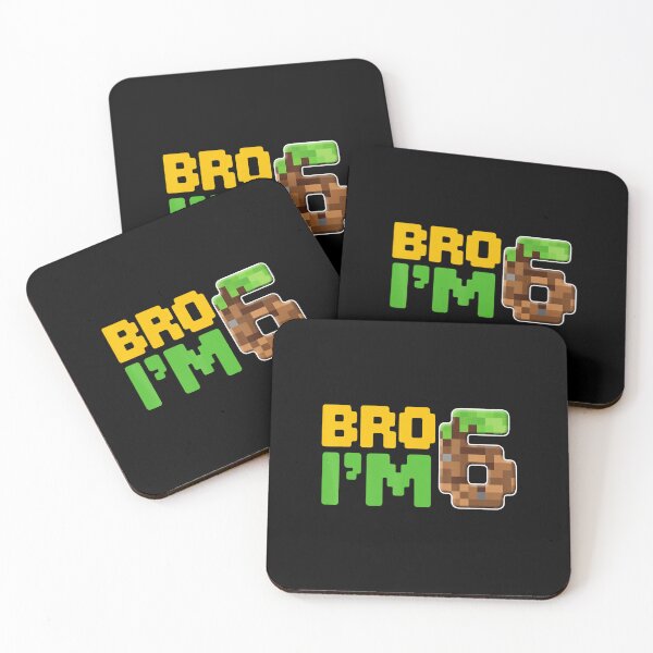 Item preview, Bro I’m 6 Pixel Gamer Style  designed and sold by FGTV2021.