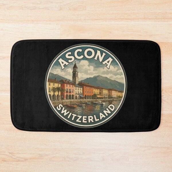 Item preview, Ascona Switzerland Vintage Travel designed and sold by TomFrontierArt.