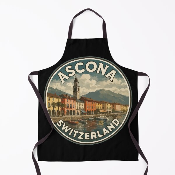 Item preview, Ascona Switzerland Vintage Travel designed and sold by TomFrontierArt.
