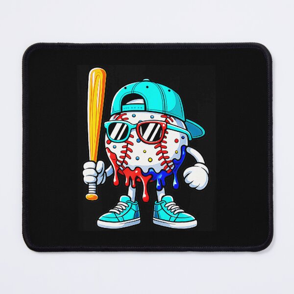 Item preview, Cool Baseball Ice Cream Drip Cartoon Player Sunglasses designed and sold by miaa-artistshop.