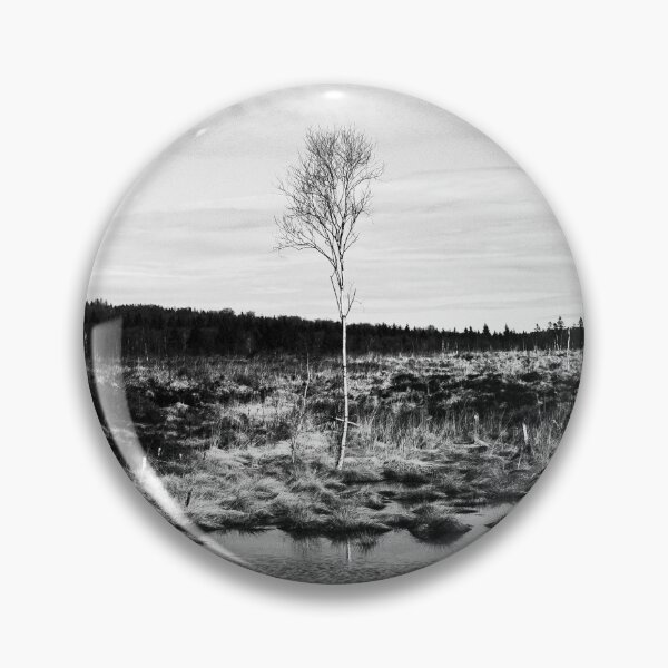 Item preview, Birch tree in a raised bog in black and white designed and sold by TW-Fotos.