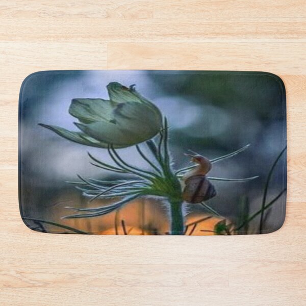 Item preview, Delicate snail on flower – Nature Poetry in soft bokeh light designed and sold by FotoworldEdel.