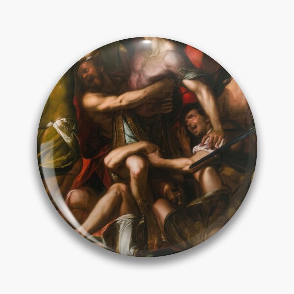 Item preview, Samson and the Philistines Procaccini Baroque Biblical Painting designed and sold by TheSoulOfArt.