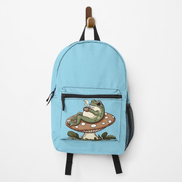 Item preview, Chill Frog on Mushroom – Whimsical Relax Design designed and sold by Dogandesighn.