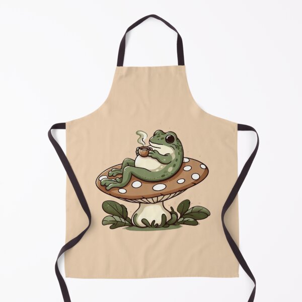 Item preview, Chill Frog on Mushroom – Whimsical Relax Design designed and sold by Dogandesighn.